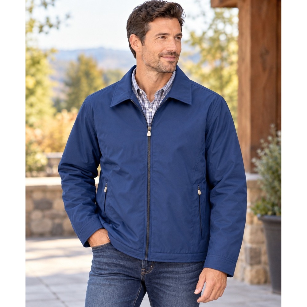 NEW Mens 2XL ASPO Outdoor Premium Lightweight Padded Jacket Full Zip Casual